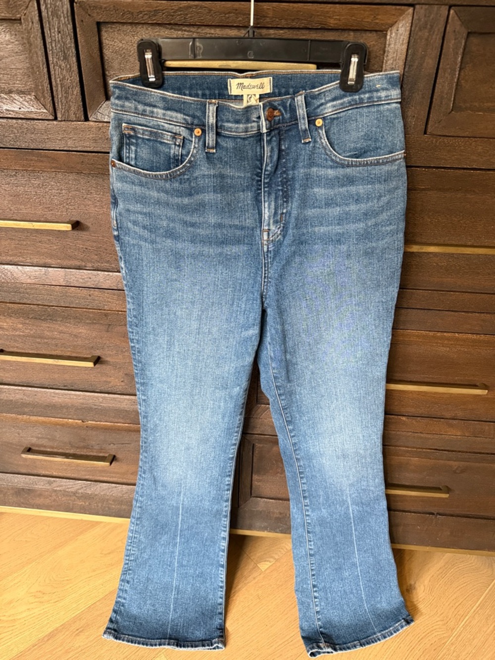 Madewell Light Blue Skinny Flare Tall Denim Jeans